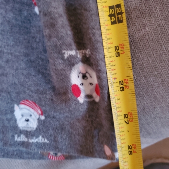 Joyspun Flannel Pajama Pants XL Cute Winter Dogs - Picture 11 of 12